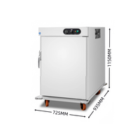 Chauffe-Plats Professionnel à Convection 11 Niveaux en Acier Inoxydable avec Porte Vitrée, Économie d'Énergie, Contrôle Numérique Intelligent pour Buffets et Restauration