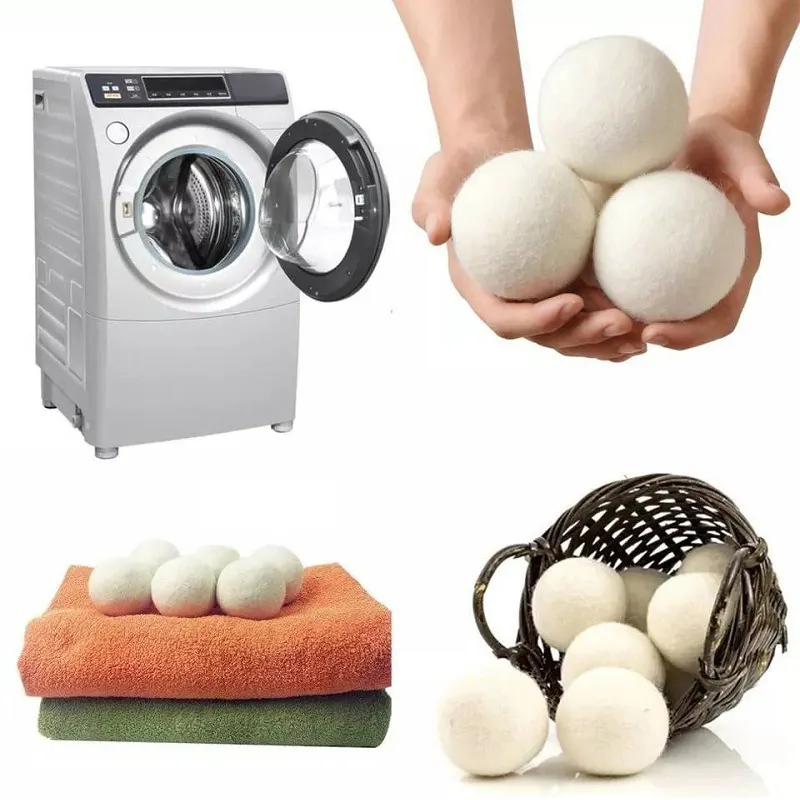 Abd'de en çok satan ürünler 2024 yeni trend private label organik yün kurutma topları için çamaşır yıkama makinesi
