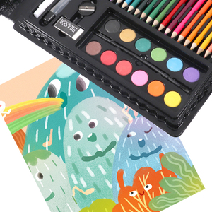 Foska Chất Lượng Cao <span class=keywords><strong>168</strong></span> Pcs Gỗ Bằng Gỗ Đánh Dấu Trường Trẻ Em Trẻ Em Vẽ Văn Phòng Phẩm Sơn Phòng Nghệ Thuật Bằng Gỗ Thiết Lập Cho Trẻ Em - Product Image 3