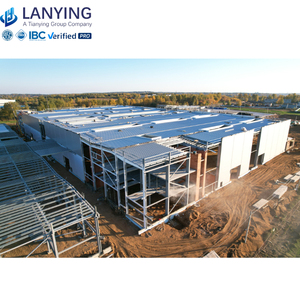 Công nghiệp đúc sẵn Kết Cấu Thép máy bay nhà xưởng xây dựng với thiết kế cho sân bay hoặc máy bay phản lực tư nhân lưu trữ - Product Image 3