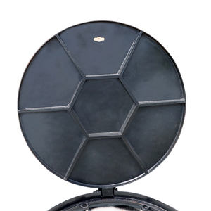 En124 D400 Metalen Bouwmaterialen <span class=keywords><strong>400kn</strong></span> Hoge Druk Aangepaste Nodulair Gietijzer Putdeksel - Product Image 5