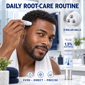 Sérum capillaire roll-on pour cheveux clairsemés à la désoxyribose, biotine, caféine, palmier nain et romarin – Soin de la racine – Sérum capillaire à la désoxyribose - Product Image 5