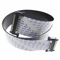 Cable Plano LVDS FFC de 51 Pines con Paso de 0.5mm Personalizado para Impresora 3D y Pantalla LCD Industrial