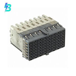 Conector de backplane STRADA Whisper, marca 2198266-2, 96 pines, hembra, tipo Blade Sockets, para borde de placa, doble viga, ajuste por presión central, 21982662 - Product Image 1