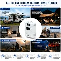 Station d'alimentation portable ESG300W 500W 1000W, batterie LiFePO4 1000/2000Wh, batterie externe, camping en plein air, panneau solaire, charge AC