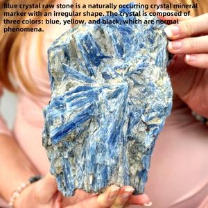 600-800g Quartz rayé bleu naturel et Kyanite, spécimen minéral brut, décorations en pierre, cadeaux de guérison CrystalHola - Product Image 6