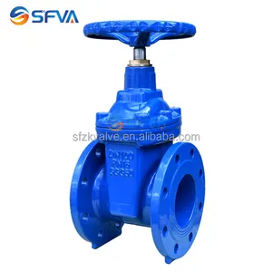 GOOD QUALITY DIN F4 DI CI DN100 ductile iron resilient seat gate valve