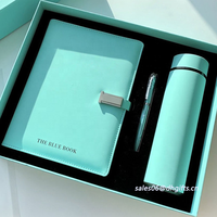 Coffrets Cadeaux Personnalisés de Luxe pour Femmes : Carnet de Notes et Bouteille Isotherme Verts avec Logo, Idéaux pour Anniversaires, Mariages et Demoiselles d'Honneur