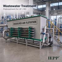Machine de flottation à air dissous (DAF) à économie d'énergie, clarificateur pour le traitement des eaux usées, grattoir à boues automatique, conception compacte
