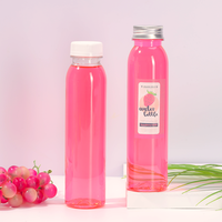 Vente en gros de bouteilles d'eau vides de 16 oz sans BPA en plastique PET pour boissons, jus, smoothie avec bouchon