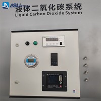 Machine d'extraction de CO2 supercritique de petite usine de CO2 d'ASU Tech pour le raffinage naturel de produit avec des composants de noyau de PLC de pompe de moteur