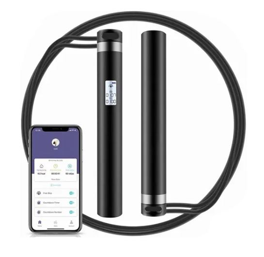 Camino Beaded Weighted Jump Rope Set Fitness Exercise Custom Logo Handle Steel Wire Bearing Skipping Rope