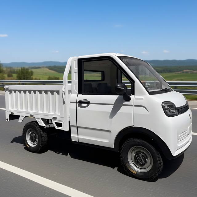 3500W Power 4-Wheel Electric Pickup EEC L6e COC 95/105Ah Battery Commercial Utility Vehicle