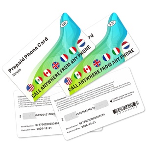 Fabricante de tarjetas de recarga de telecomunicaciones móviles, tarjetas de papel prepagadas con revestimiento para rascar PIN, precio personalizado, tamaños - Product Image 5