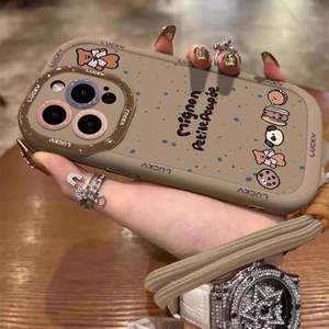 Coques de téléphone en TPU avec peinture d'animaux de dessin animé pour Apple, compatibles avec iPhone 14 Pro Max 13 12 11 XR et style INS - Product Image 1