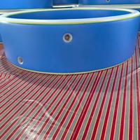 Piscine gonflable circulaire de 6 mètres en PVC, résistante aux UV, écologique, pour enfants, double usage, vente en gros