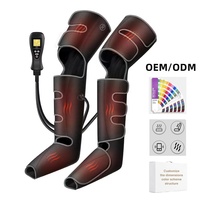 Masseur électrique à compression d'air pour les jambes entières avec chaleur pour la circulation, le soulagement de la douleur et la relaxation musculaire