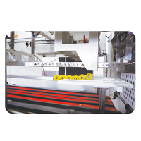Machine d'impression flexographique automatique 4 couleurs FFG avec découpe rotative, plieuse-colleuse et cerclage intégrés
