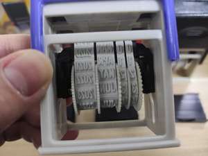 Sử Dụng Sản Xuất Tiếng Anh Ngày Tem Khuôn Tự Động Mực Ngày Tem Cho Ngày - Product Image 5