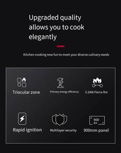 D1 OEM 3 Quemadores Plancha Electrodomésticos Placa caliente <span class=keywords><strong>de</strong></span> butano Horno <span class=keywords><strong>Gama</strong></span> Propan Ecooktops Estufa <span class=keywords><strong>de</strong></span> <span class=keywords><strong>gas</strong></span> <span class=keywords><strong>de</strong></span> lujo y <span class=keywords><strong>de</strong></span> <span class=keywords><strong>gama</strong></span> <span class=keywords><strong>alta</strong></span> - Product Image 3