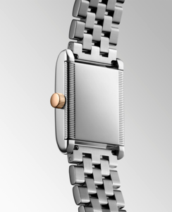 <b>Rectangular</b> Dress <b>Watch</b> Roman Numerals Small Seconds Dial Leather Strap High Accuracy Quartz Movement Wristwatch Longinesing - Product Image 4