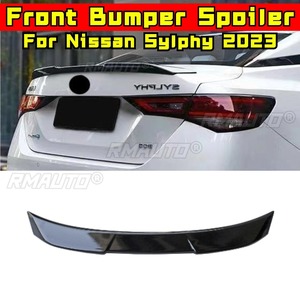 For Nissan Sylphy 2023 <b>Car</b> Front Bumper Lip Splitter <b>Diffuser</b> Spoiler Body Kit Gloss Black Bumper Cover Modification Part - Product Image 3