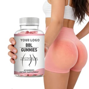 Complément de musculation naturel : Gummies pour l'amélioration des fesses et des hanches, pour des courbes magnifiques, Gummies BBL pour les fesses - Product Image 2