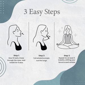 Collar de respiración de meditación Mindfulness, collar con colgante de silbato, herramientas de ejercicio de respiración para relajación y accesorio de enfoque - Product Image 5