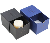 Boîtes d'emballage en carton rigide personnalisées avec logo, cube, bougie parfumée, parfum, boîte cadeau, emballage pour petites entreprises