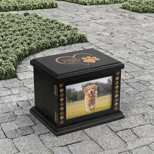 Custom Mini Pet Memorial <strong>Urn</strong> Personalized Wood Pet Ash <strong>Urn</strong> Custom Pet Caskets &amp; <strong>Urns</strong> for <strong>Cats</strong> and Dogs - Product Image 2
