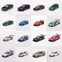 Miniature de voiture en alliage moulé sous pression à l'échelle 1:64 GTR R34/R35 M4GTS RS6 I7 GT3 Collection