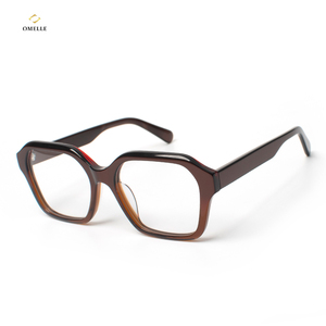 Thời trang chất lượng cao Phụ nữ cổ điển kính quang học khung biểu tượng tùy chỉnh TR90 Kính mắt khung rượu vang đỏ vuông kính - Product Image 2