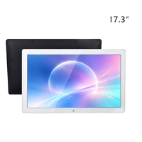 Tablet Layar Sentuh Android 17,3 Inci, Tablet PC Industri yang Dapat Dipasang di Dinding Untuk Tampilan Iklan dan Penyambungan Informasi