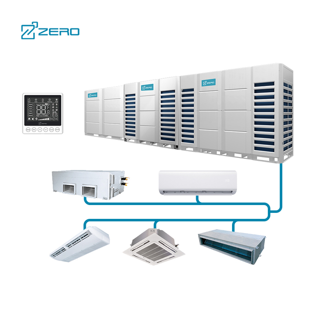 ZERO Inverter VRF VRV Air Conditioner HVAC System 22KW Commercial Central Air Conditioner Multi Zone Air Conditioning R32 R410A
