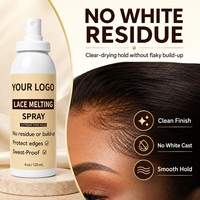 Spray Fixateur Adhésif Fort pour Perruques et Extensions Lace Front 4oz
