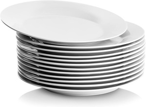 Assiette Ronde Blanche Personnalisée pour Traiteur - Product Image 4