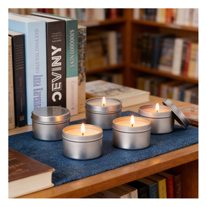 Table <b>Candle</b> Elegant Vessel Packaging Unscented Natural Wax Banquet Ceremony Boutique Presentation Collection Deluxe - Product Image 4