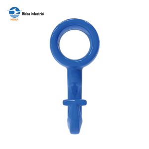 HIDEA G100 Gancho de Ojo Torcido de Acero Forjado de Alta Resistencia WLL 2.5-10T, Gancho de Elevación Templado y Reforzado para Eslingas de Cadena Grado 100 - Product Image 4