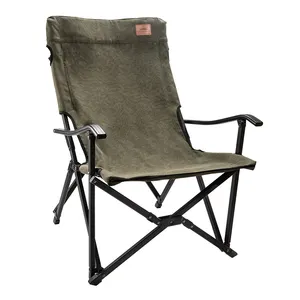 डेरा डाले हुए कुर्सी उच्च गुणवत्ता मजबूत फ्रेम पोर्टेबल बच्चों तह समुद्र तट पिकनिक के लिए धातु एल्यूमीनियम समकालीन मछली पकड़ने कुर्सी