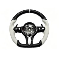 Volant en fibre de carbone personnalisé pour BMW F10 F30 F31 F32 F20 F11 F21 F07 F12 E92 E60 X6 E71 X5 E70 E87 M3 M4 M6 Series