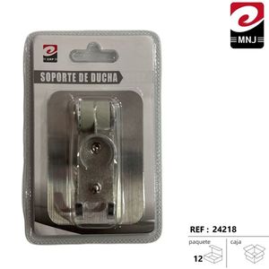 Kit di montaggio per asta doccia regolabile a parete con ruote in metallo - Product Image 3