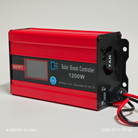 Contrôleur de charge solaire MPPT MYAMi 1200W 30A avec entrée courant PV, courant de charge réglable 15A, convertisseur DC-DC boost 48V/60V/72V