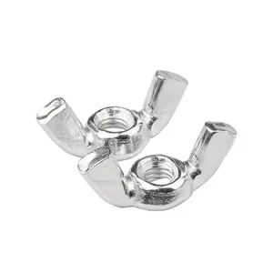 Galvanized /Polishing Wing Nut With Round Wing/Square Wing