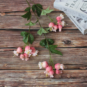 Fleurs artificielles en soie, type lanterne, toucher naturel, pour décoration intérieure, bouquets de mariage et accessoires de photographie extérieure - Product Image 3
