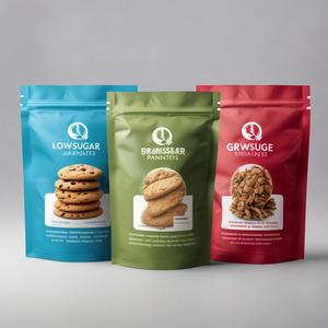 Pochette à soufflet latéral en BOPP plastique refermable avec fermeture éclair, qualité alimentaire, pour amandes de Californie, avec logo personnalisé et scellage de fraîcheur - Product Image 1
