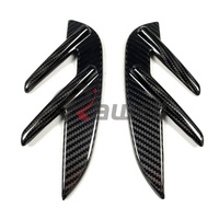 Fibre de carbone pré-imprégnée pour BMW G80 M3, garnitures de garde-boue latérales de type OEM 2021+, à coller, couvercles de ventilation latéraux, garnitures de conduits d'air, inserts de type ailette