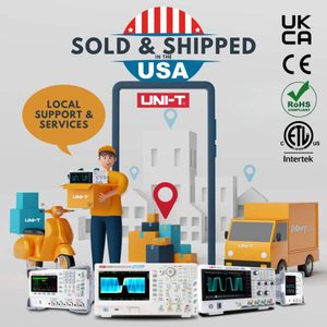 Oscilloscope numérique UNI-T MSO2104-S 100 MHz avec 4 canaux MSO et générateur de signal, personnalisable OEM pour instrument de test - Product Image 3
