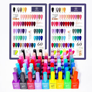 卸売用品60色金属グリッター高色度ジェルマニキュアセットUVジェルキット - Product Image 5