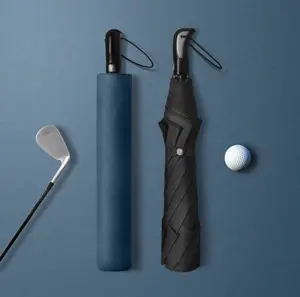 남자 비즈니스 증가 두 배 골프 우산 간단한 일반 컬러 방풍 보강 우산