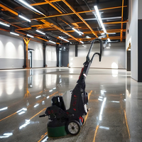 550 Meuleuse et polisseuse de sol manuelle Conception à 4 têtes avec composants de moteur à noyau Industrie de la construction Machine à quatre disques
